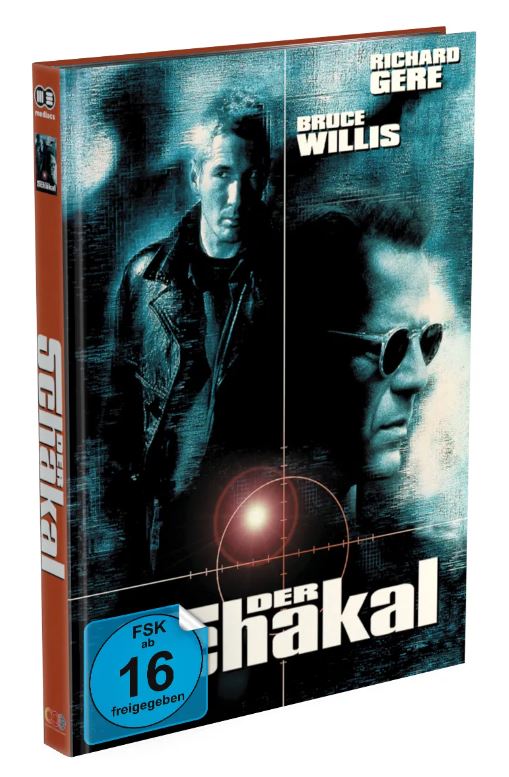 DER SCHAKAL – 2-Disc Mediabook Cover A (Blu-ray + DVD) Limited 500 Edition – Uncut