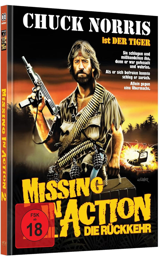 Missing in Action 2 - Die Rückkehr  - Mediabook - Cover A - Limited Edition auf 333 Stück (Blu-ray+DVD)