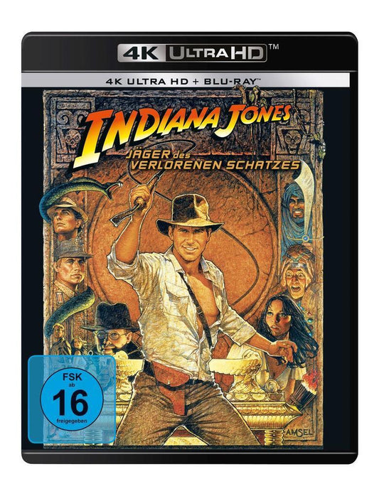 Indiana Jones - Jäger des verlorenen Schatzes - [4K Ultra HD + Blu-Ray]