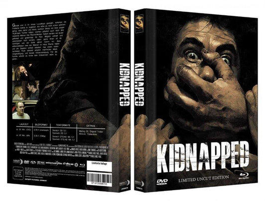 BR+DVD Kidnapped UNCUT - 2-Disc Mediabook (Cover B) - limitiert auf 222 Stk