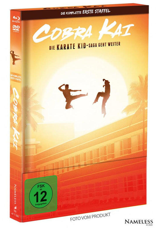 Cobra Kai - Staffel 1 - 4-Disc Mediabook Edition (Cover A) - limitiert auf 500 Stück Blu-ray + DVD