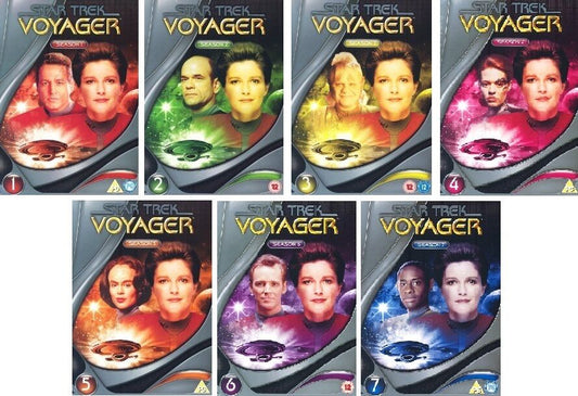 STAR TREK VOYAGER 1-7 DIE KOMPLETTE DVD STAFFEL / SEASON 1 2 3 4 5 6 7